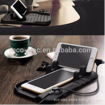 Silicone Magic Grip Sticky Pad Universal Phone Charging Phone Stand for iPhone Samsung Xiaomi Charger Mount